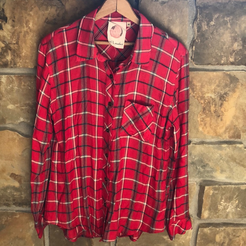 Long Sleeve Tunic Button Top